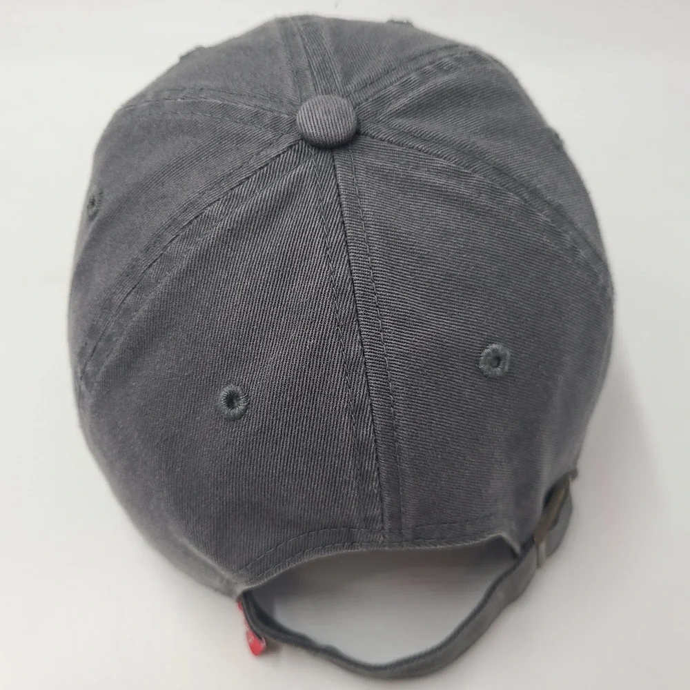 Women Chattanooga Lookouts Hat Strapback 47 Brand Clean Up Gray Red MiLB Logo